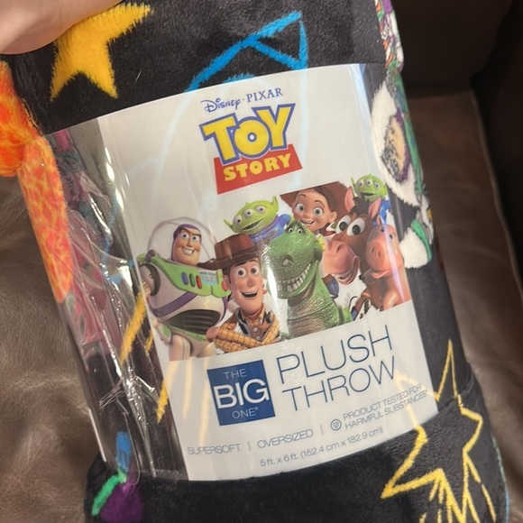 Disney Pixar Toy Story Buzz Alien The Big One Plush Throw Blanket - Picture 3 of 5